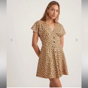 Marine Layer Camila Mini Dress in Cheetah